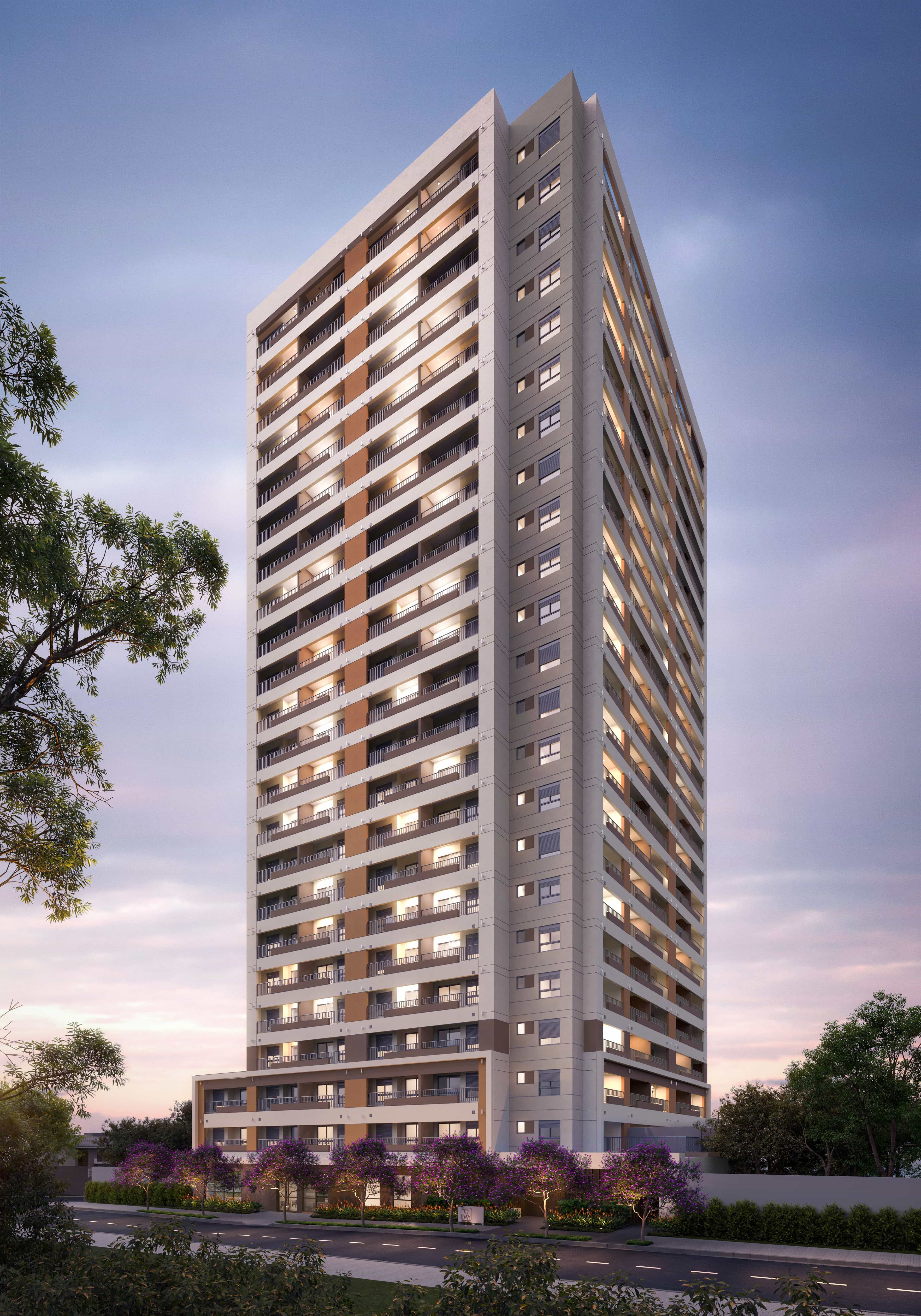 Fachada ilustrativa Today Vila Clementino Canopus SP